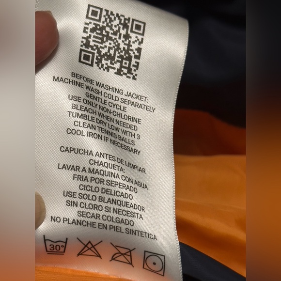 Orolay Navy Jacket with Sherpa Lining - Picture 9 of 13